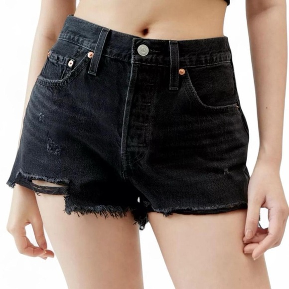 Levi's Pants - Levi’s 501 Black Cutoff Daisy Dukes – Approx Size 26